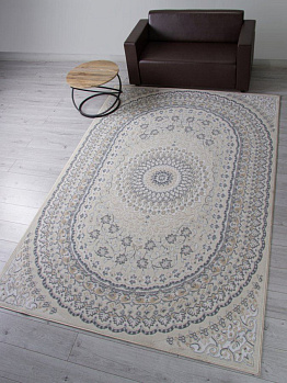 Прямоугольный ковер из полиэстера f399 - beige | Россия