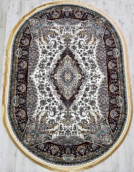 Овальный ковер  kover-rubin-20271a-oval-l-cream-pink | Иран