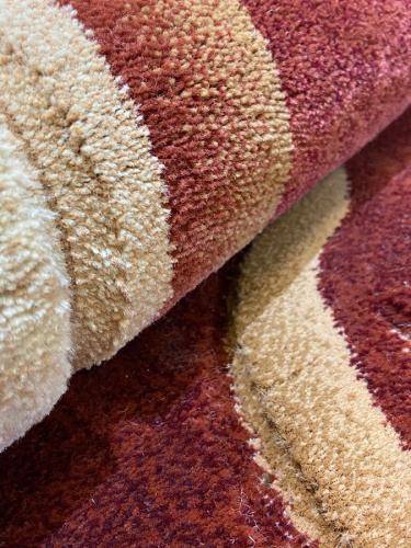 Ковровая дорожка Карвинг красный фото 4