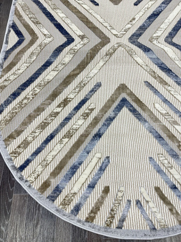 Semnan D037A_CREAM SHIRINK / BLUE FDY-овал фото 8