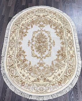 Овальный ковер из вискозы 5082_498440 IVORY овал | Бельгия