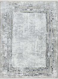 Прямоугольный ковер из полиэстера 38741a-stan-grey-white | Турция