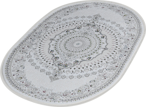 Kirmanshah 38861A WHITE / WHITE овал фото 5