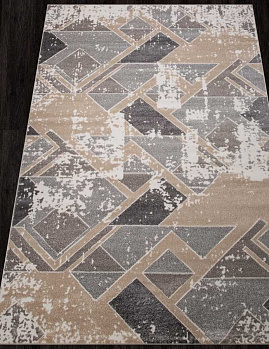 Прямоугольный ковер из синтетики d979 - beige | Россия
