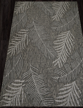 Прямоугольный ковер из синтетики s132 - gray | Россия