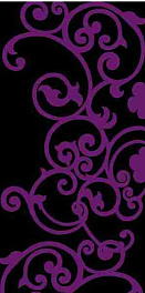 Ковровая дорожка из синтетики Sunrise V805 BLACK-VIOLET | Россия