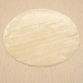 Круглый ковер из полиэстера 1000a-beige-2000-krug | Турция