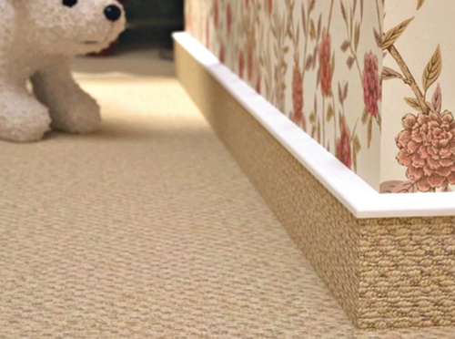 Изготовление коврового плинтуса