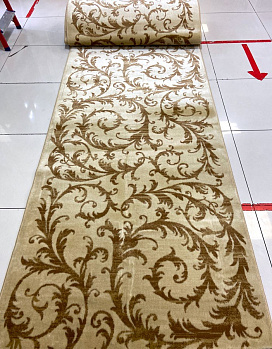 Ковровая дорожка  OLYMPOS d156 - CREAM Бежевый