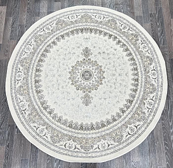 Круглый ковер из полиэстера a056a-cream-shrink-cream-shrink-krug | Турция