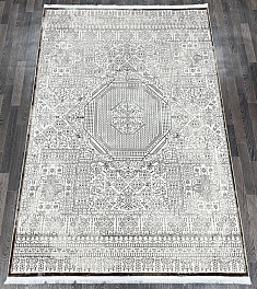 Прямоугольный ковер из полиэстера 17323-white-beige | Турция