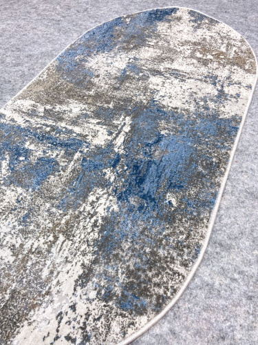 Kalahari  W9734_CRAM / BLUE овал фото 2