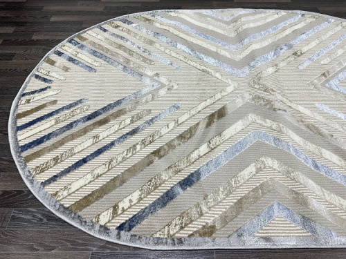 Semnan D037A_CREAM SHIRINK / BLUE FDY-овал фото 9