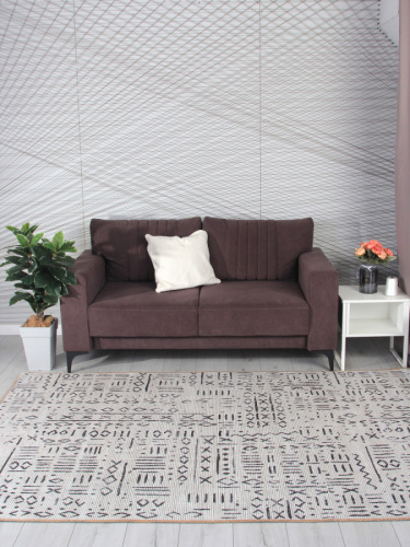 lavin ab739e - beige / black прямоугольник