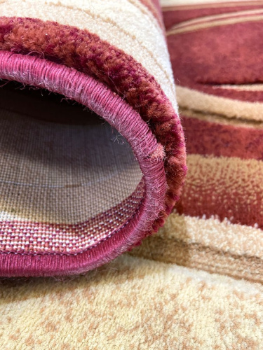 Ковровая дорожка Карвинг красный фото 3