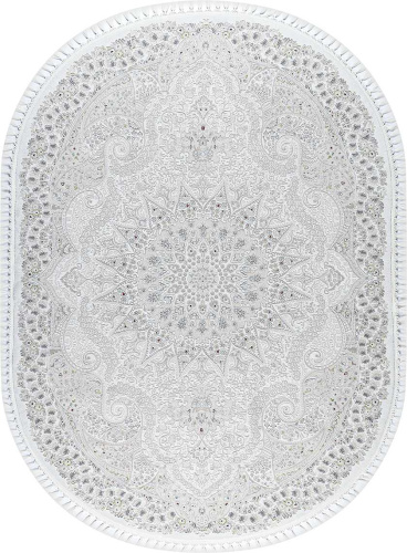 Kirmanshah 38650A WHITE / WHITE овал