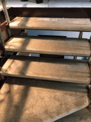 Накладки с загибом на всю ширину ступени фото 9