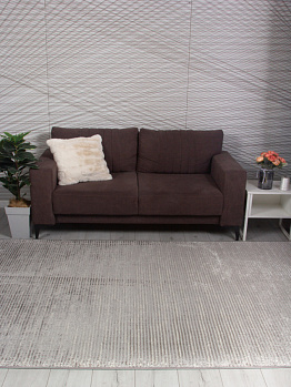 Прямоугольный ковер из полиэстера 9572g - grey / grey | Турция