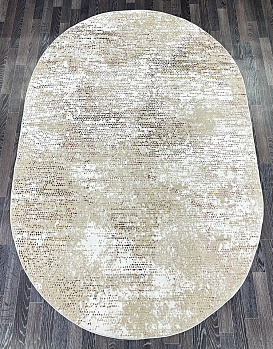 Овальный ковер из полиэстера a3581a-ivory-pink-oval | Турция