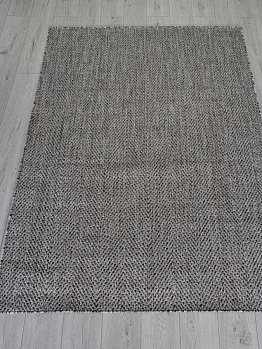 Прямоугольный ковер циновка s156 - dark gray | Россия
