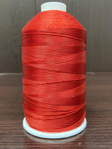 Лавсановая нить для оверлока красная  Вторичная фото 2