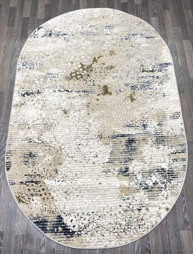 Aura 40705A_MAVİ / CÖKME BEJ овал