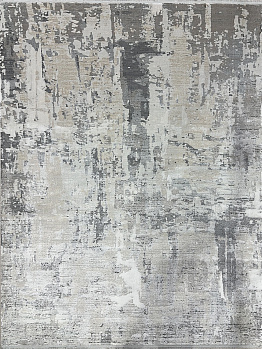 Прямоугольный ковер из вискозы/акрила ma61a-light-gray | Турция