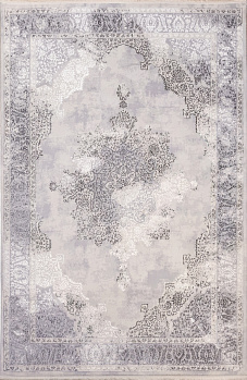 Прямоугольный ковер из полиэстера N887A WHITE / GRAY2 | Турция