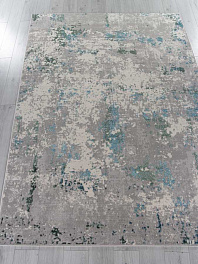 Прямоугольный ковер из полиэстера f477 - gray-blue | Россия