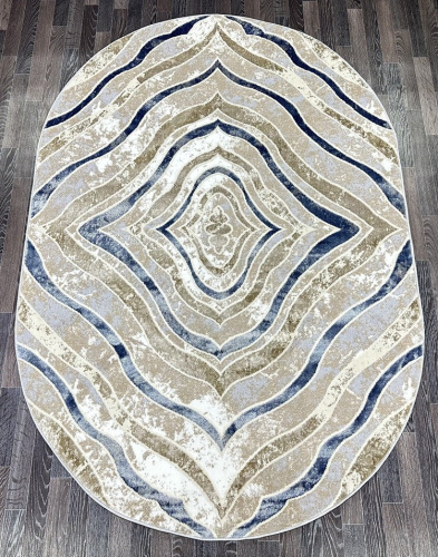 Semnan D066A_CREAM SHIRINK / BLUE FDY-овал