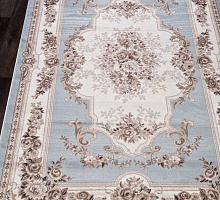 valencia deluxe 4015 - l.blue-brown прямоугольник