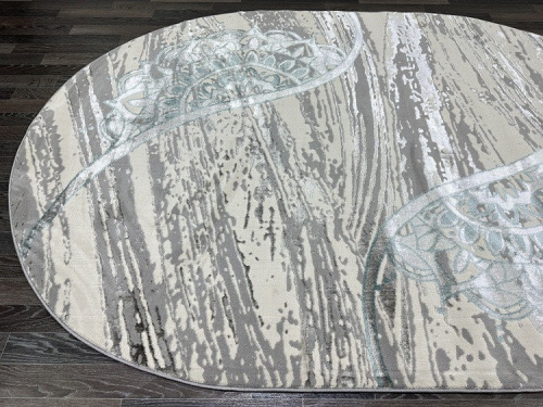 Fame 0921A_L.GREY / TURQUAZ-овал фото 5