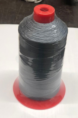 Лавсановая нить для оверлока серая Вторичная