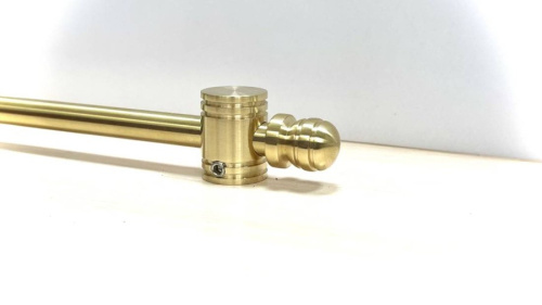 Ковродержатель из латуни L026 Пруток 12 мм фото 2