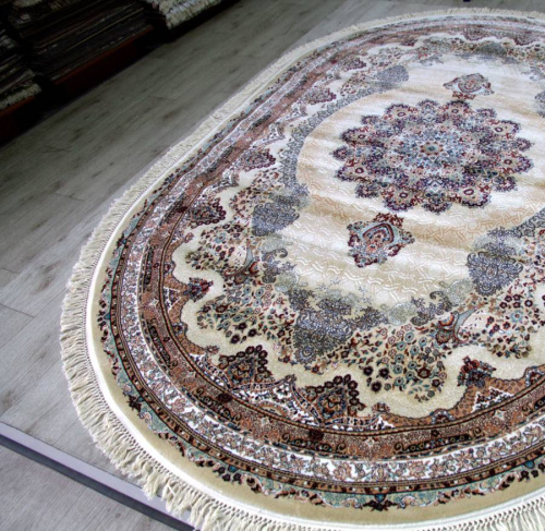 Abrishim 36316A OVAL BEIGE / BEIGE фото 3