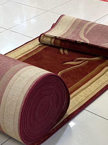 Ковровая дорожка Карвинг красный фото 10