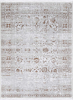 Прямоугольный ковер из полиэстера 37905b-beige-fls-beige-fl | Турция