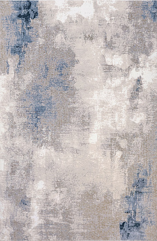 Прямоугольный ковер из полиэстера KA45A L_BLUE / L_BLUE | Турция