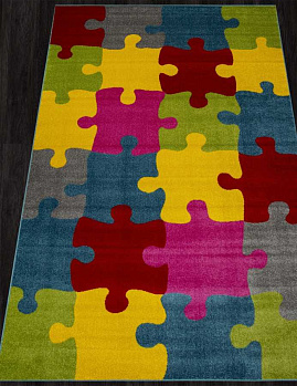 Прямоугольный ковер orion v820 - multicolor из синтетики | Россия