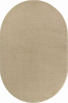 Овальный ковер из синтетики t600 - beige 4 | Россия