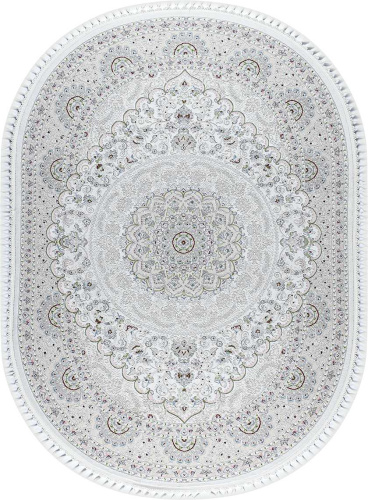 Kirmanshah 38860A WHITE / WHITE овал