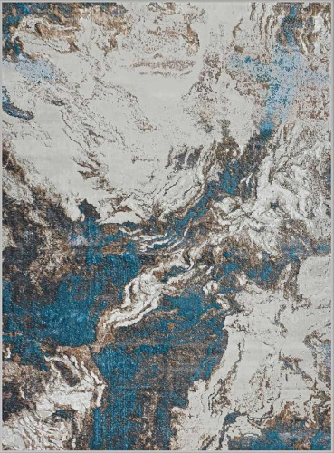 Eliza 38508A BLUE FLS / CREAM FLS