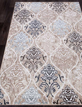 Прямоугольный ковер из синтетики d310 - cream-brown | Россия