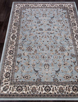 Прямоугольный ковер из синтетики d251 - l.blue-brown | Россия