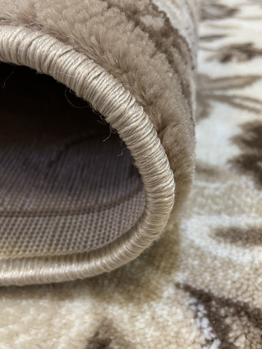 Ковровая дорожка Valencia Deluxe d325 - CREAM-BROWN фото 3