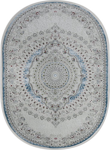 Kirmanshah 38861A BLUE / BLUE овал