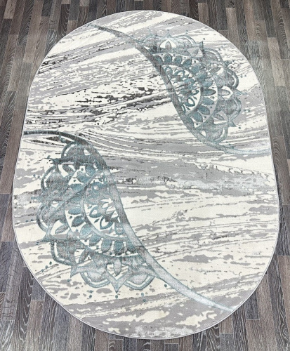 Fame 0921A_L.GREY / TURQUAZ-овал