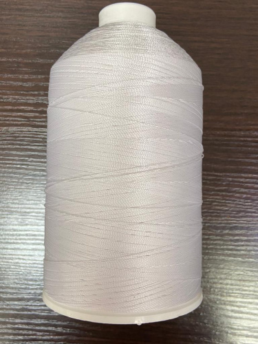Лавсановая нить для оверлока белая Вторичная фото 2