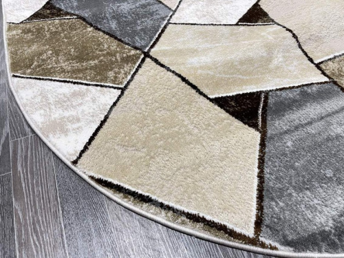 Ковер Aura 40676C_VIZON / KAHVE овал фото 7