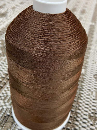 Лавсановая для оверлока коричневая Вторичная фото 3